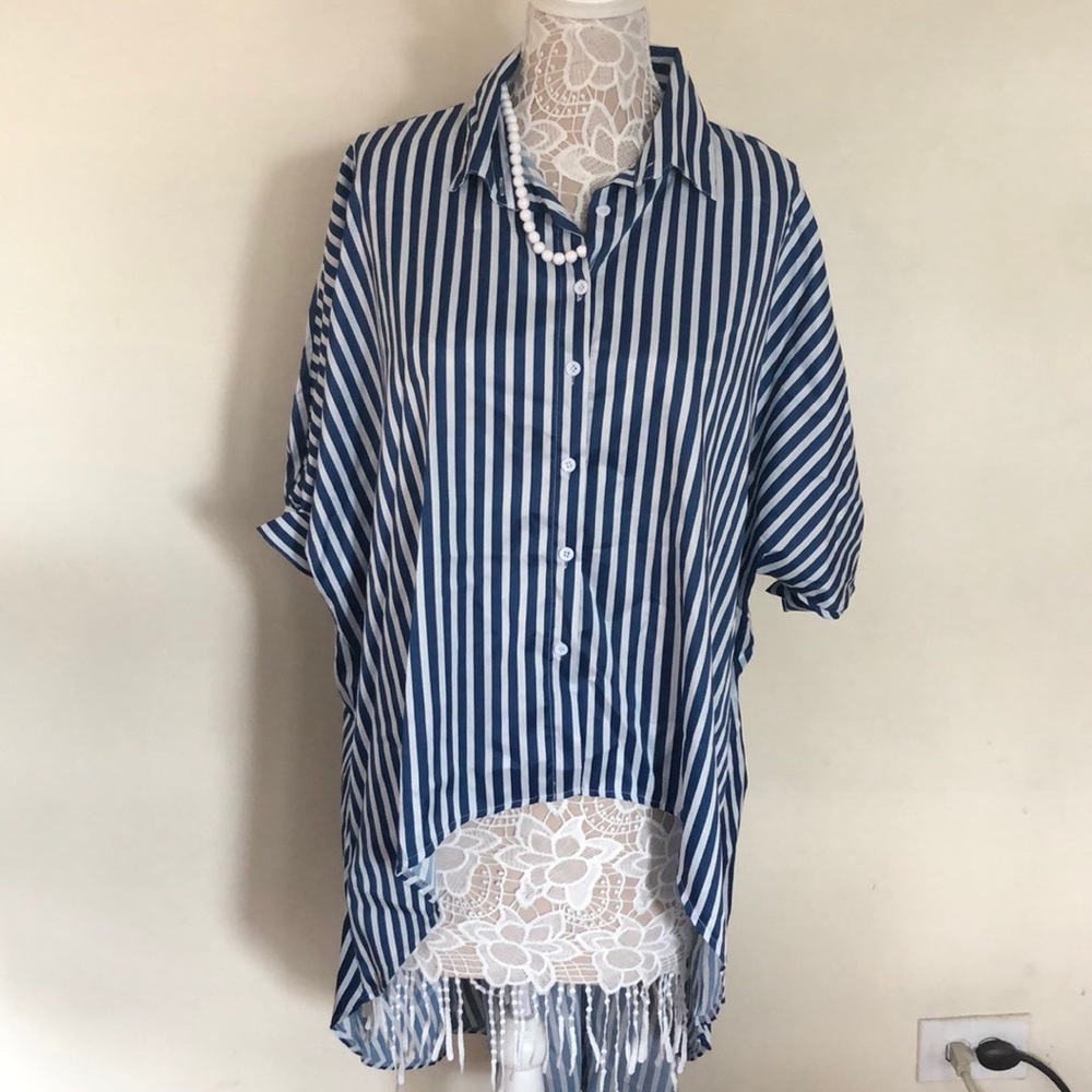 NWOT Highlow Oversized Shirt